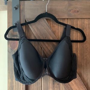 Elomi Black Bra Size 36J VGUC